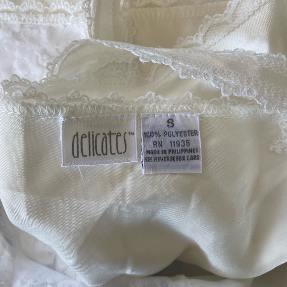 Vintage 80s Slip Dress with Tiny Pearls - Picture 5 of 5